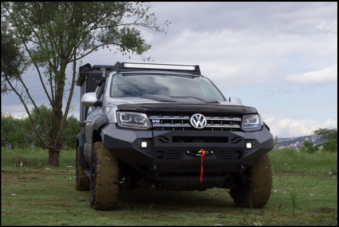 Zderzak przedni stalowy Combat Volkswagen Amarok 4x4 Offroad stal