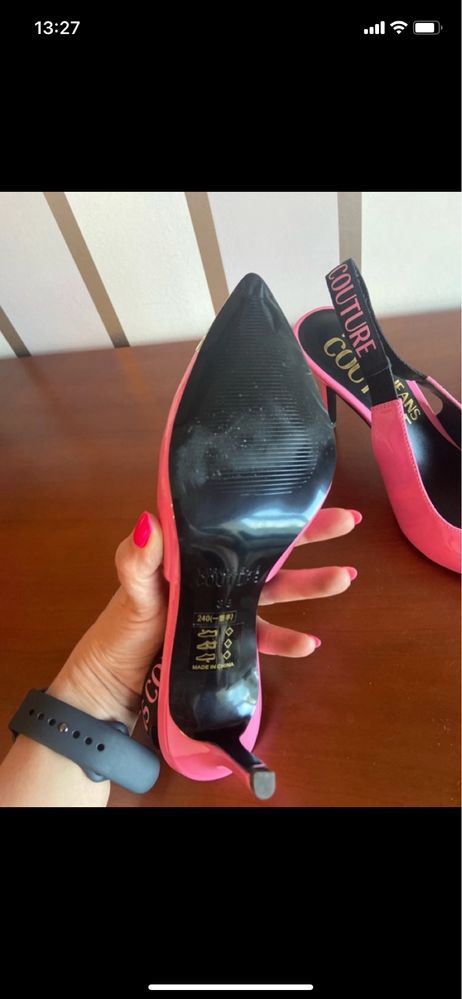 Sandalias Versace Rosa 38