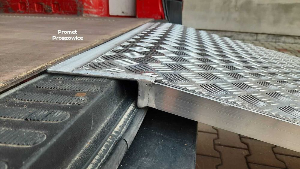 Rampa Aluminiowa 275 x 90cm bardzo mocna - Najazd Podjazd pod Paleciak