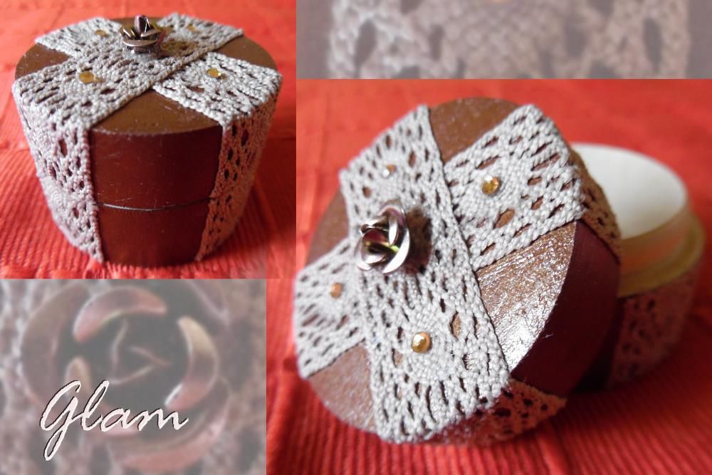 Puzdereczko na pierścionek lub kolczyki handmade