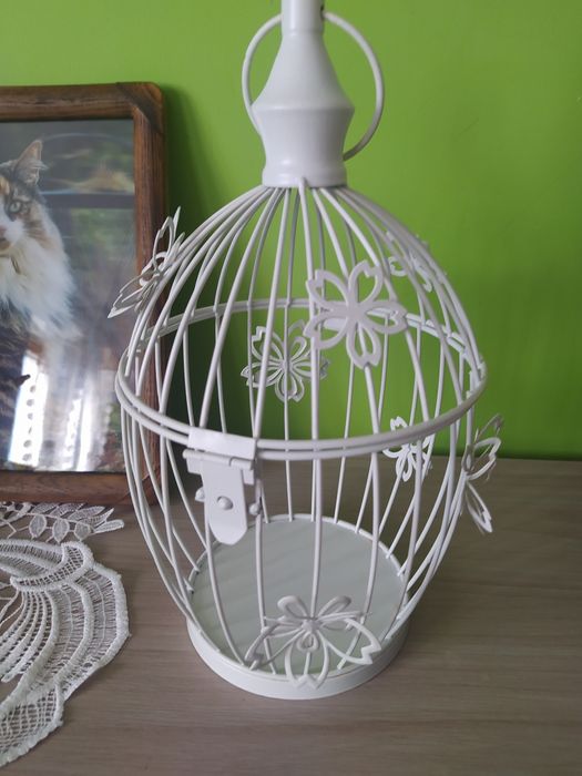 Ozdobna klatka / świecznik.