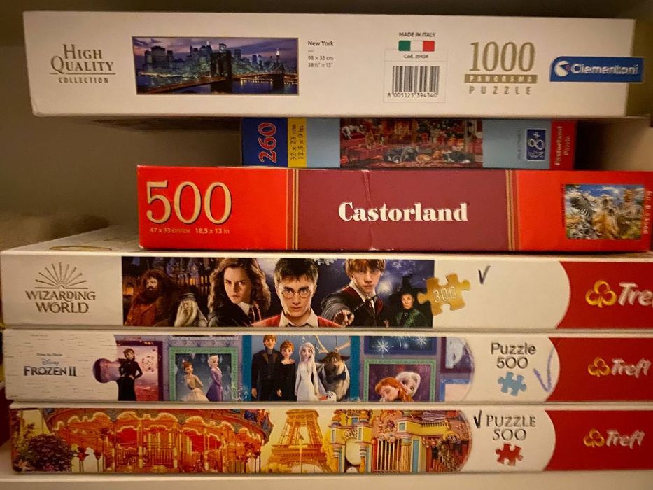 Puzzle są zbierane po 1 raz