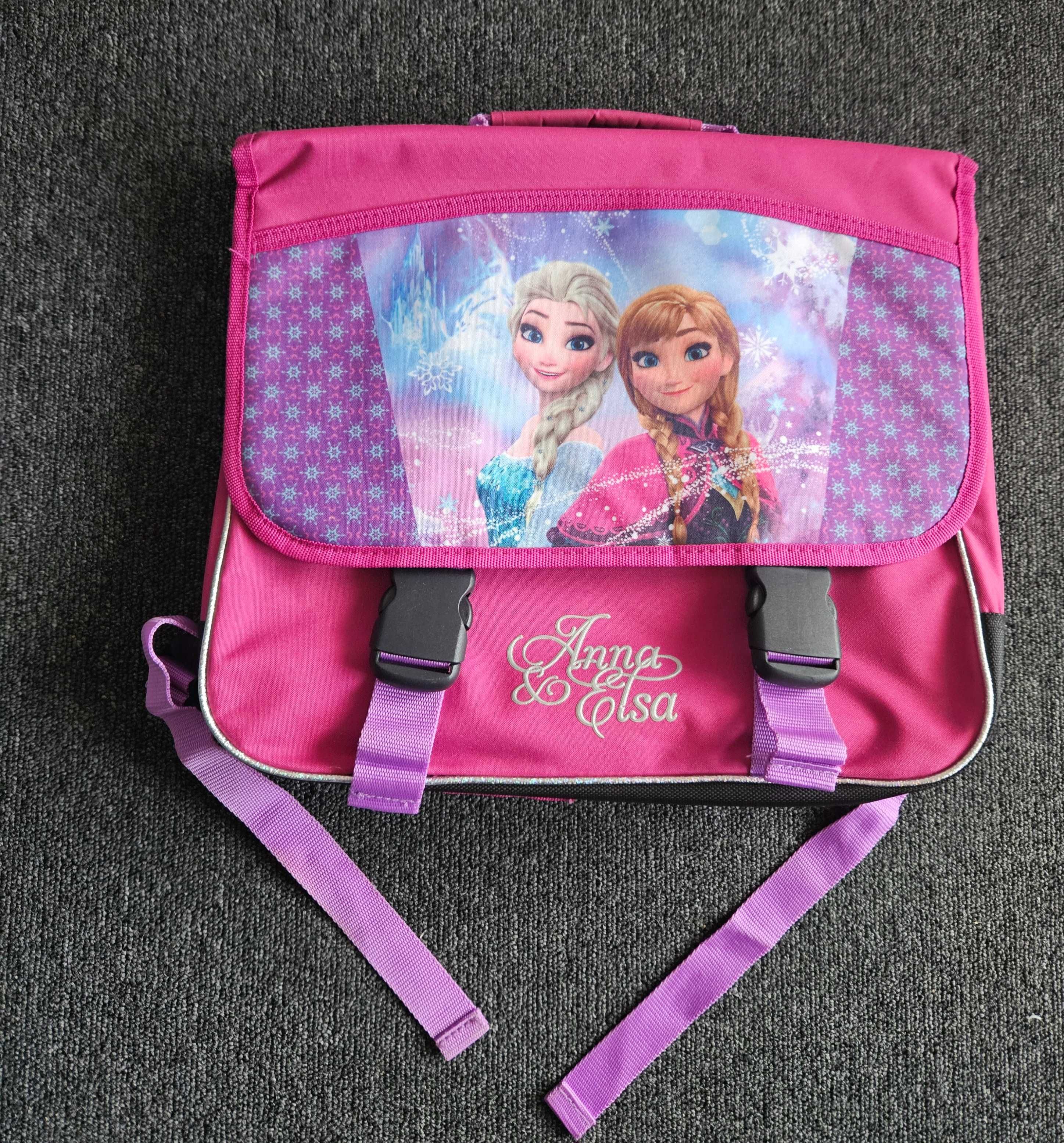 2x plecak tornister dla dziewczynki Frozen ANNA ELSA