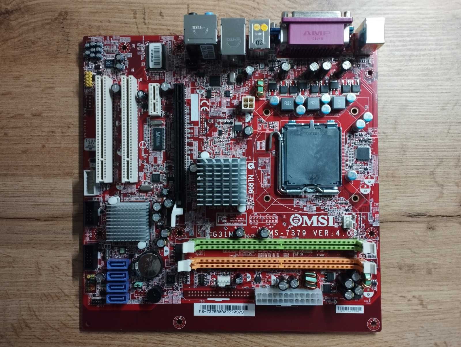 Материнская плата MSI MS 7379 ver 4.0

Материнская плата на Socket LGA