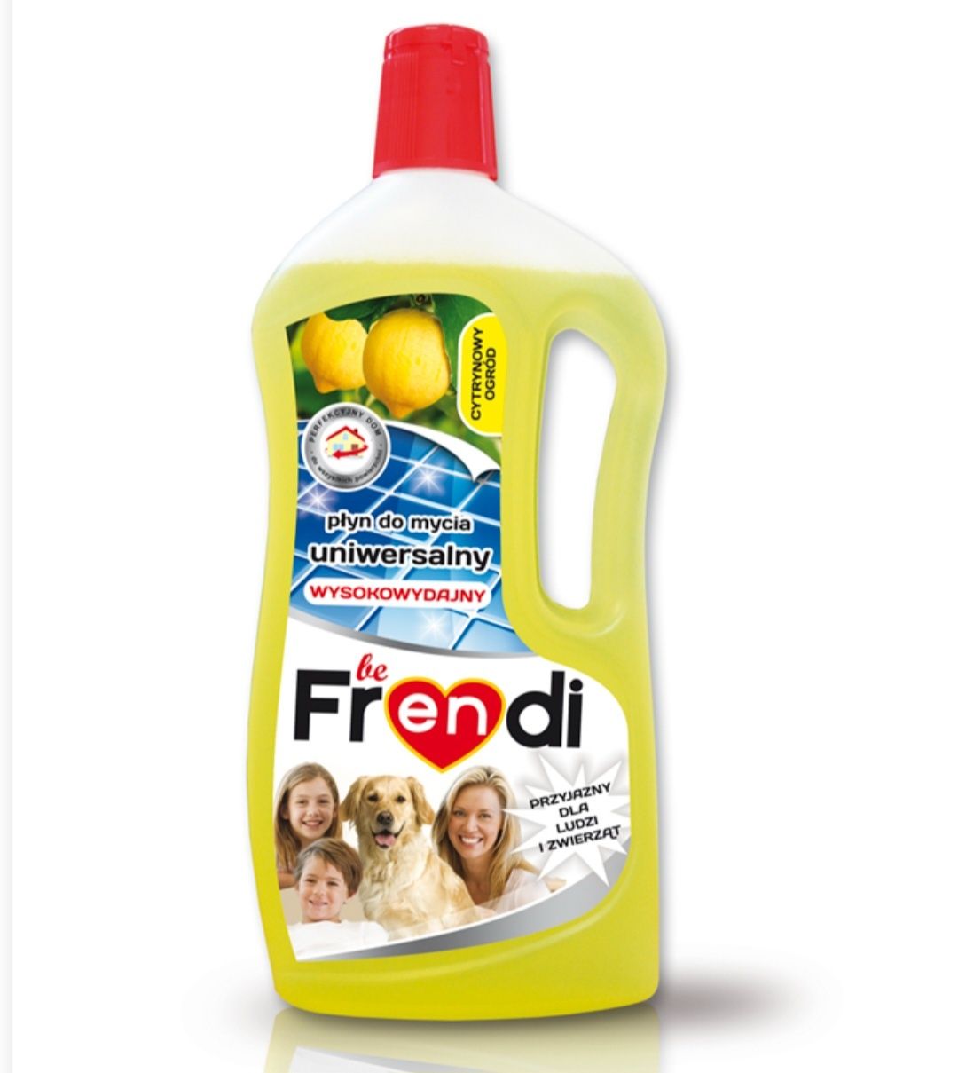 Płyn uniwersalny "be Frendi" do podłóg Cytrynowy Ogród 1l