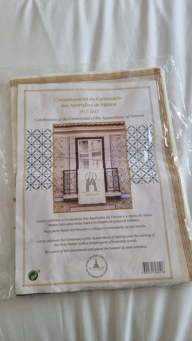 Vendo estandarte do centenario