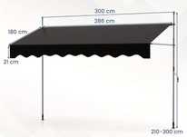 Markiza parasol ogrodowy balkonowy