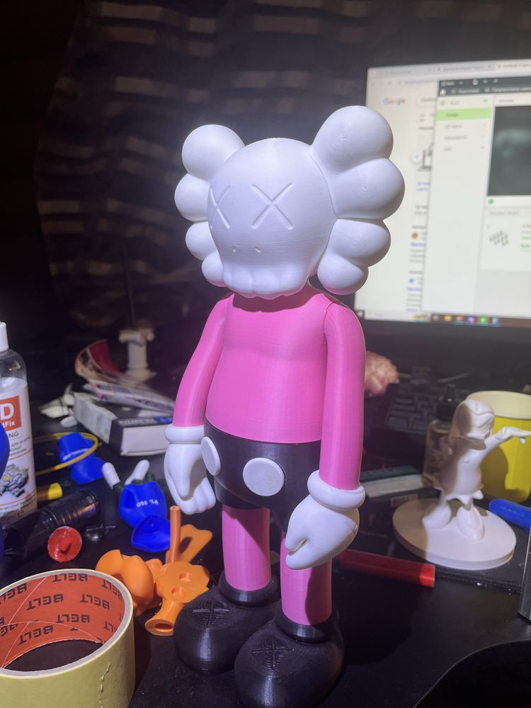 Kaws кавс 3д печать разных фигурок на заказ