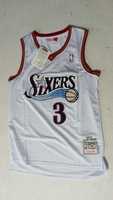 Camisola branca NBA Philadelphia 76ers Allen Iverson nova com etiqueta