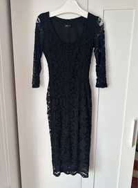Czarna klasyczna sukienka midi Asos