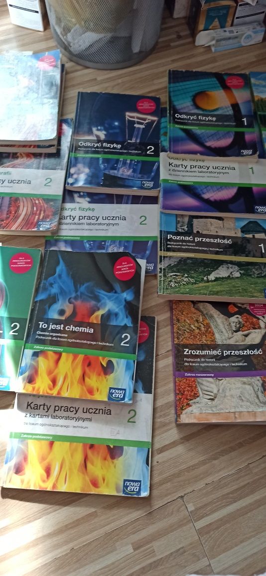 Podręczniki szkolne do, liceum, TECHNIKUM, klasy:1, 2