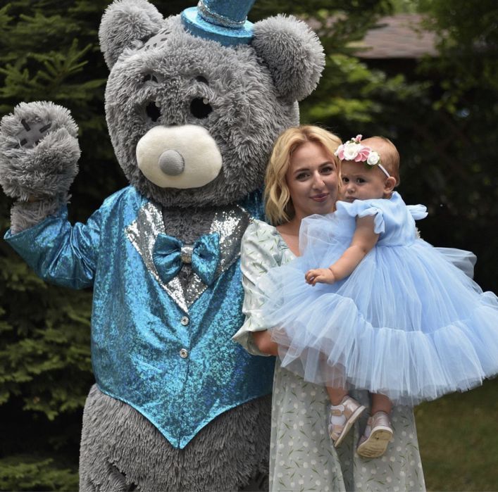 Великий ВЕДМЕДИК для привітання,  Мишка для поздравления, Зайчик та Ве