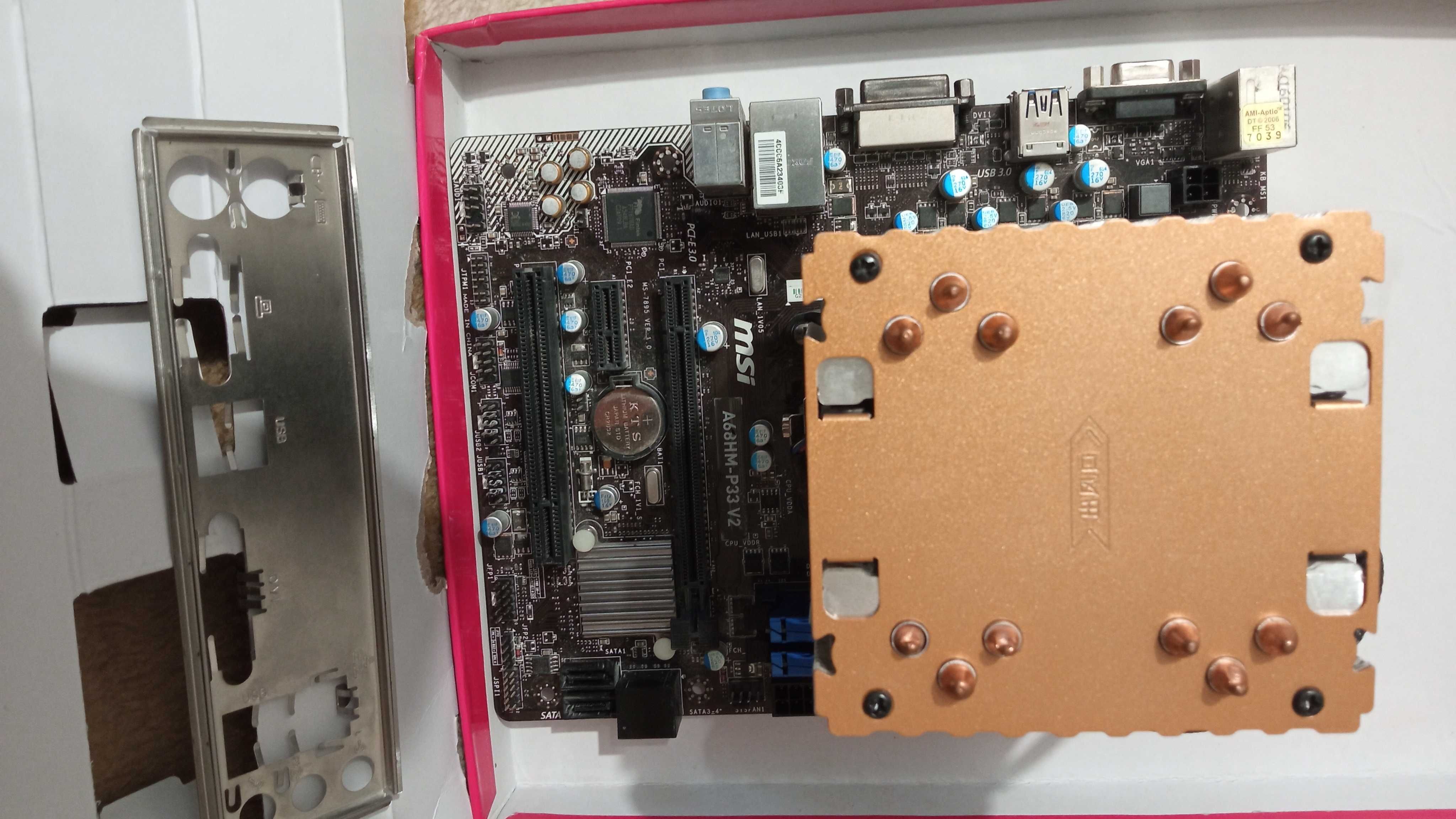 Материнская плата F2A68/Ahlon X4 870K /8Gb/DDR3, sFM2/FM2+