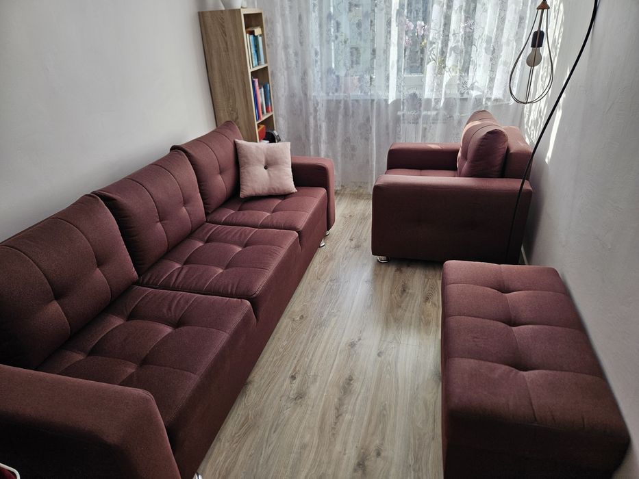 Wersalaka ,fotel i podnózek