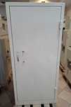 Szafa metalowa Konsmetal 120 kg, dwa zamki, blacha 2 mm