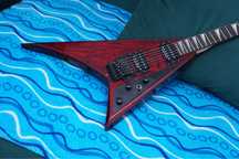 Jackson RR3 Randy Rhoads Japan red swirl gitara V