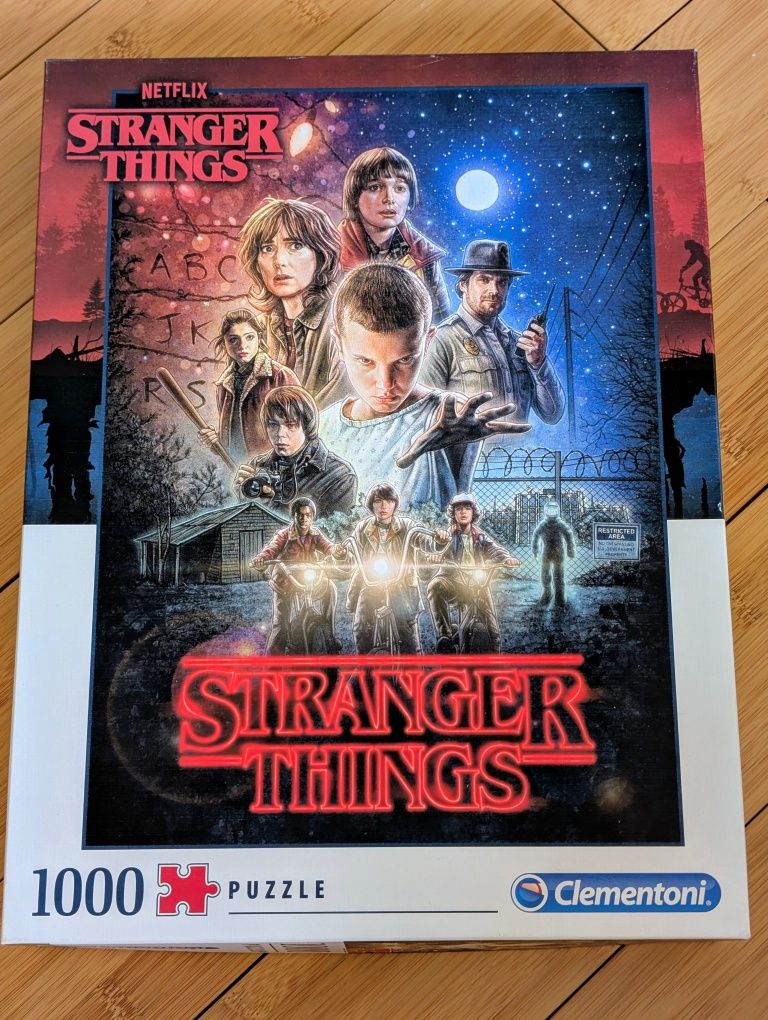 Puzzle Stranger Things 1000 elementów Clementoni stan idealny