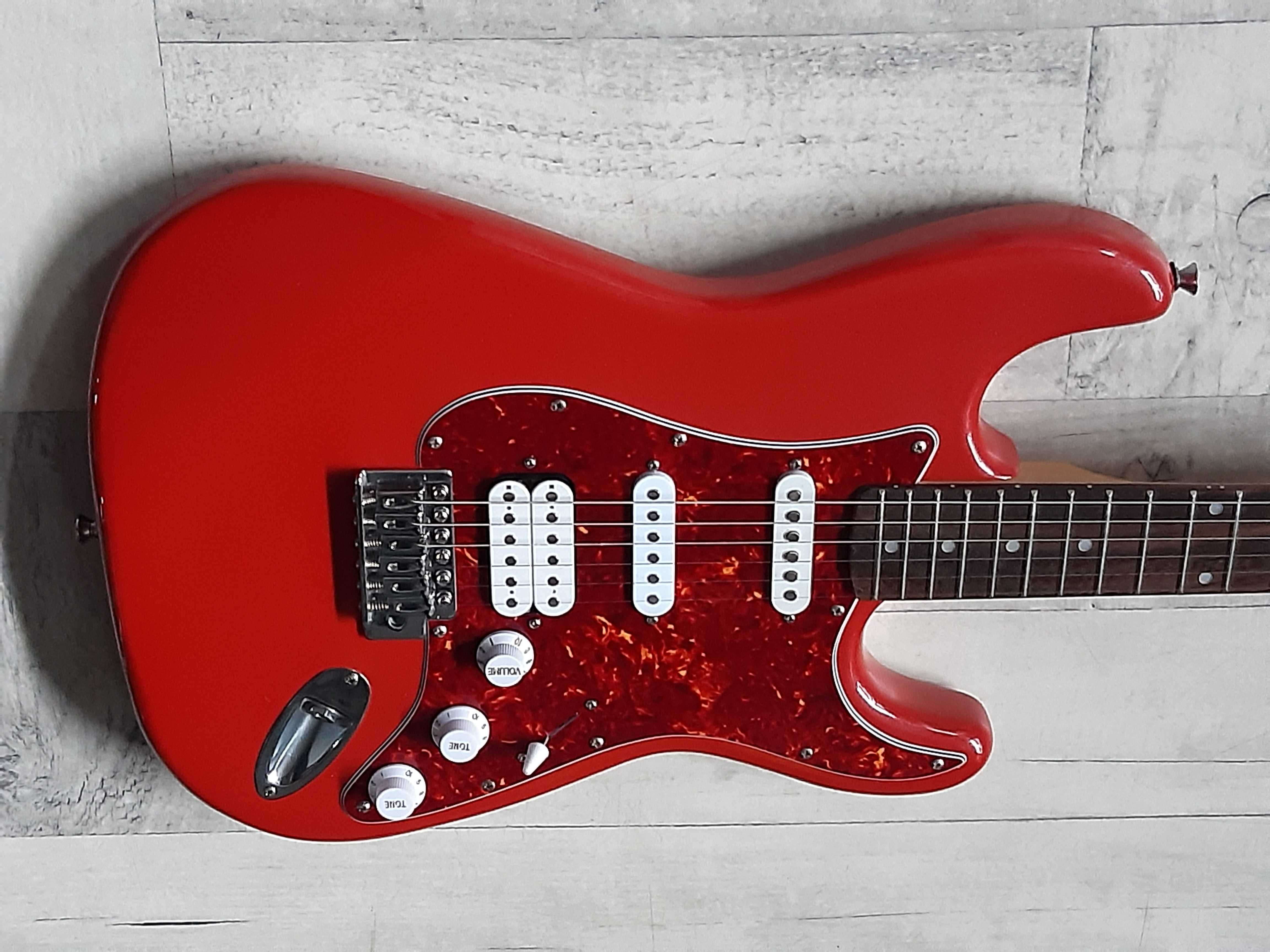 Gitara Stratocaster-red metallic-kopia Fender-HSS-wysyłka Free-zamiana