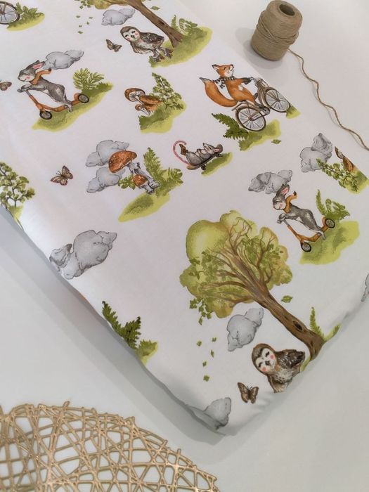 Простирадла у візочок, люльку, колиску, принти та розміри, простинки