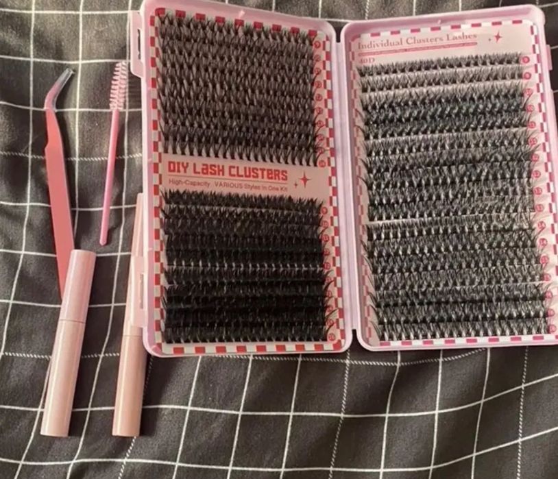 Вії пучкові 40д, Великий набір