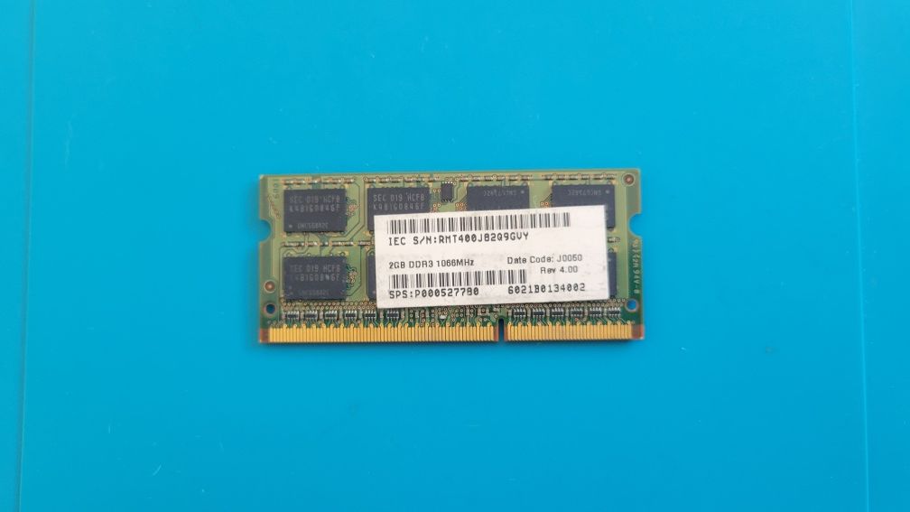 Memória RAM Samsung DDR3 2GB PC3-8500S