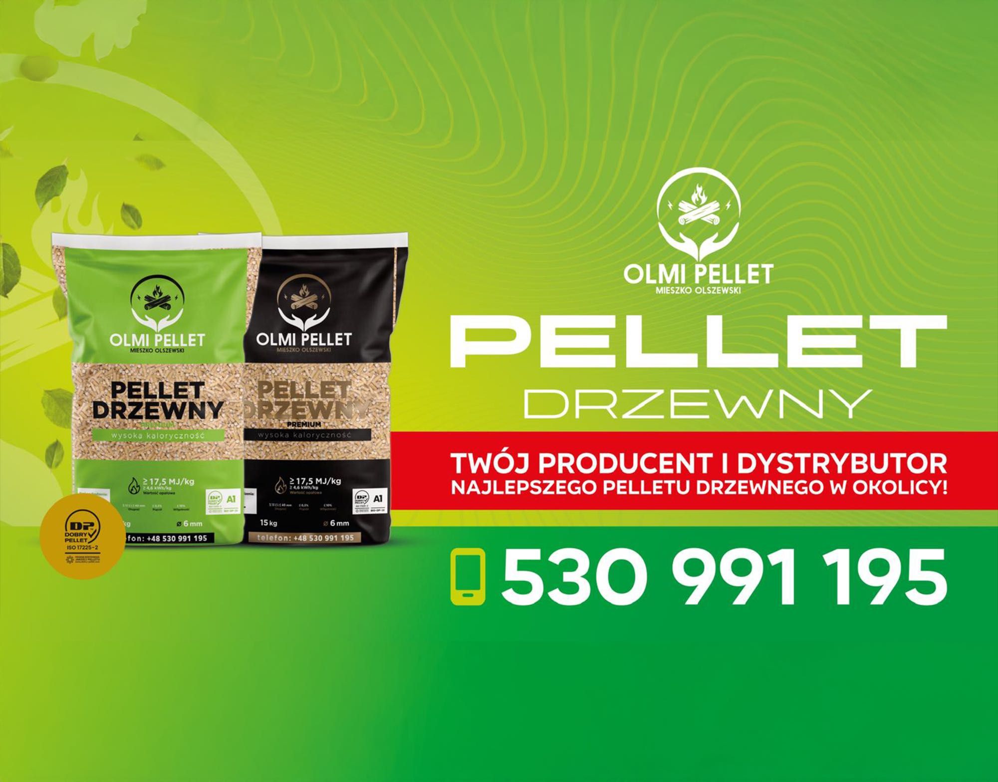 Pellet Certfikowany LET'S PELLET 100% Sosna Sosnowy Pelet Czysty