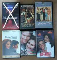 Zestaw 6 filmów na kasetach VHS z Julią Roberts.
