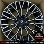 Диски R21 5x112 BMW X5 m X6 G05 G07 G06 G30 G11 G01 разноширокие 745 m