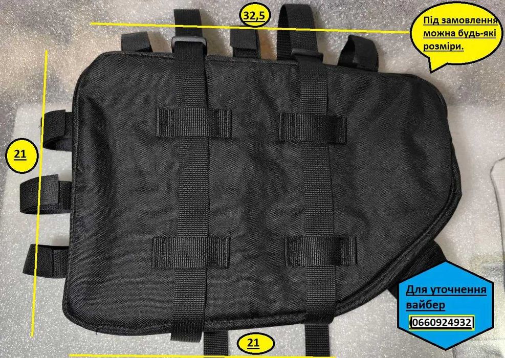 Міцна велосумка для акумулятора велосипеда на ременях ТОП якість