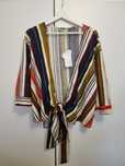 Kolorowa narzutka/kimono Stradivarius