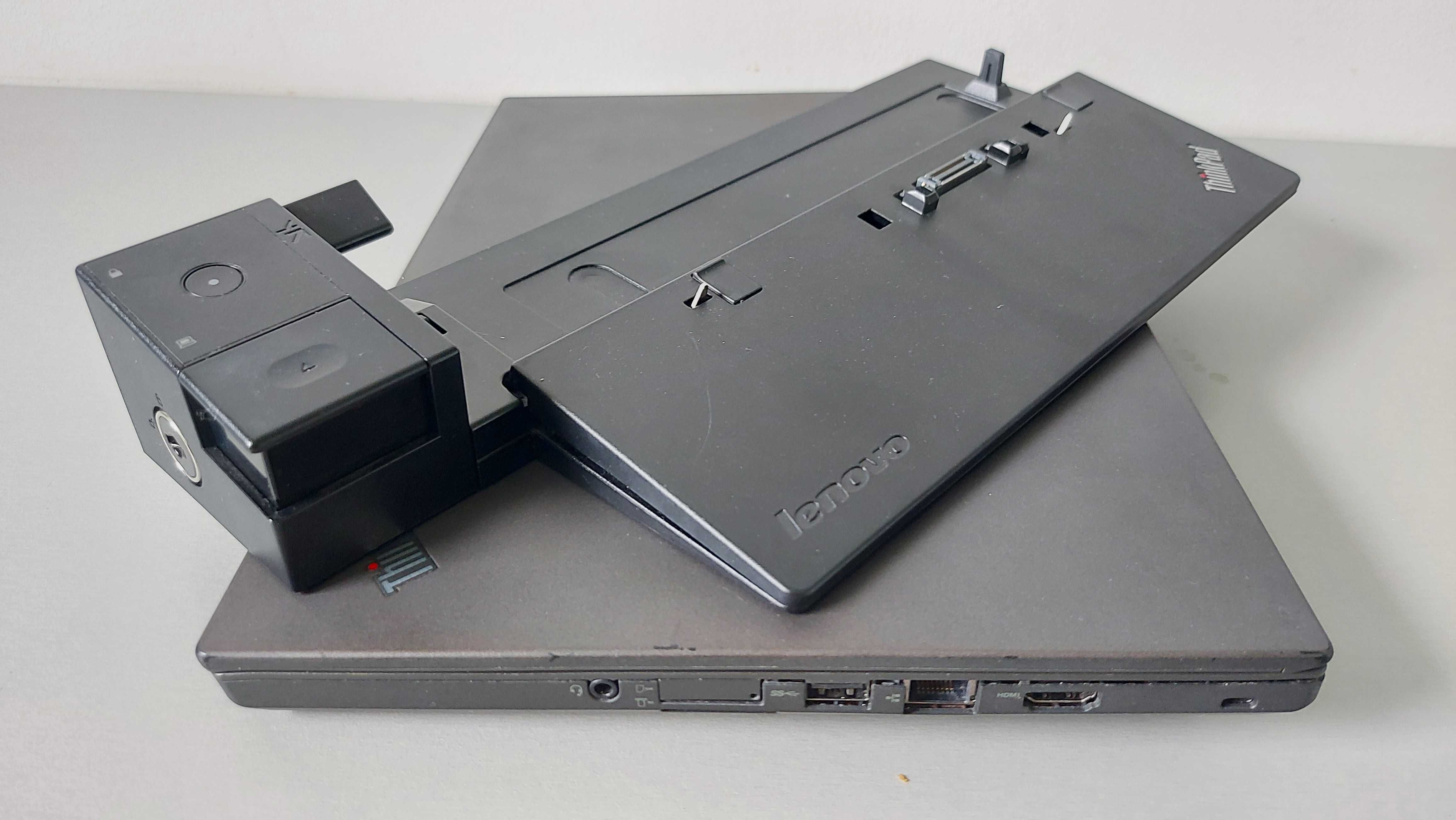Laptop Lenovo ThinkPad T460 14" | i5 | 8 GB | SSD 120 | Win10 + Stacja
