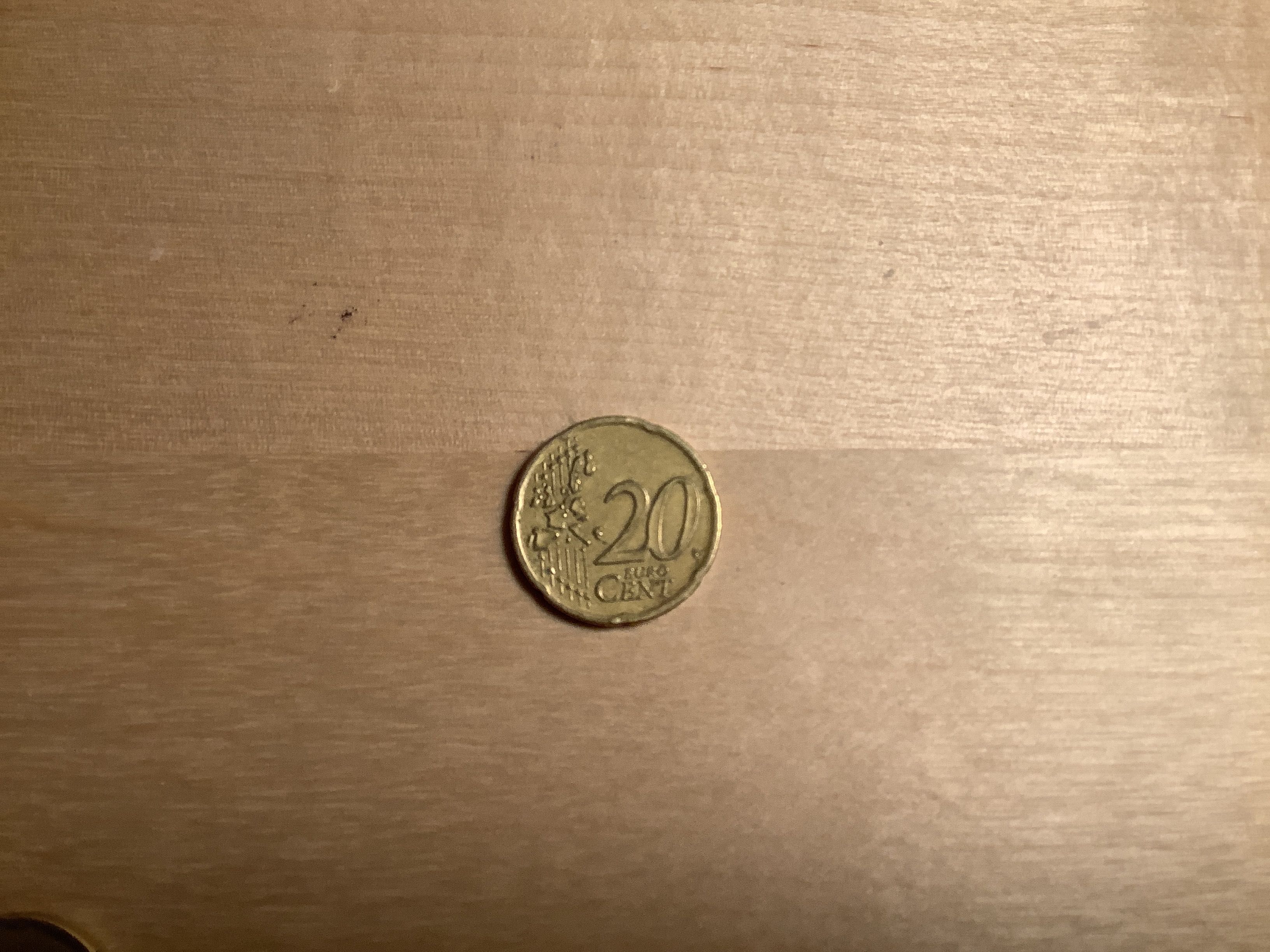 Aenta moeda de 20c 2002
