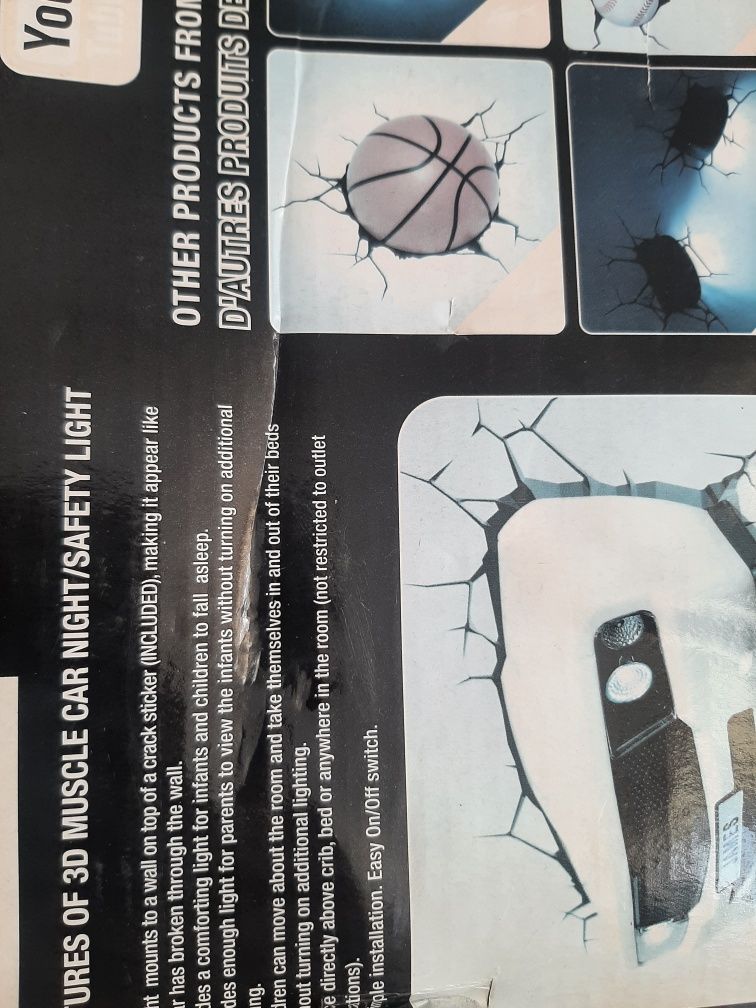 Lampa led przód samochodu charger dziecko półka ekstra design