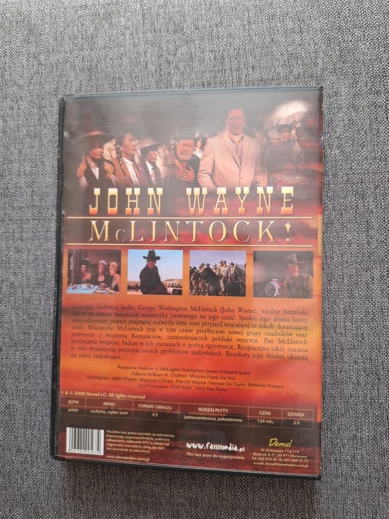 McLintock- John Wayne- Dvd Polski Lektor Unikat