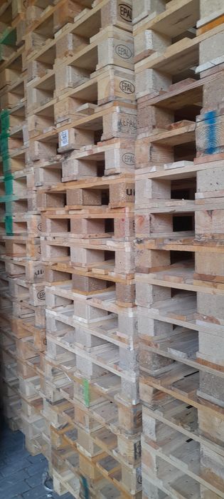 Paletes usadas selecionadas