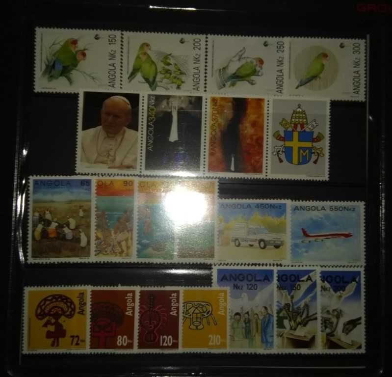 Selos de Angola 1992 – conjunto 45 selos