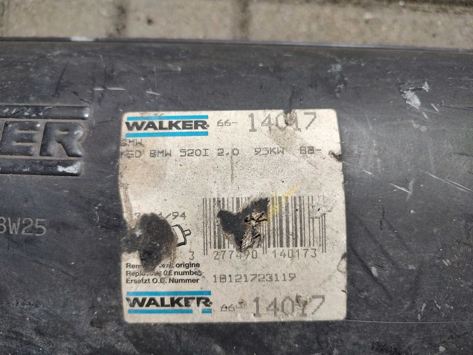 Walker tłumik BMW520i e34 88-95