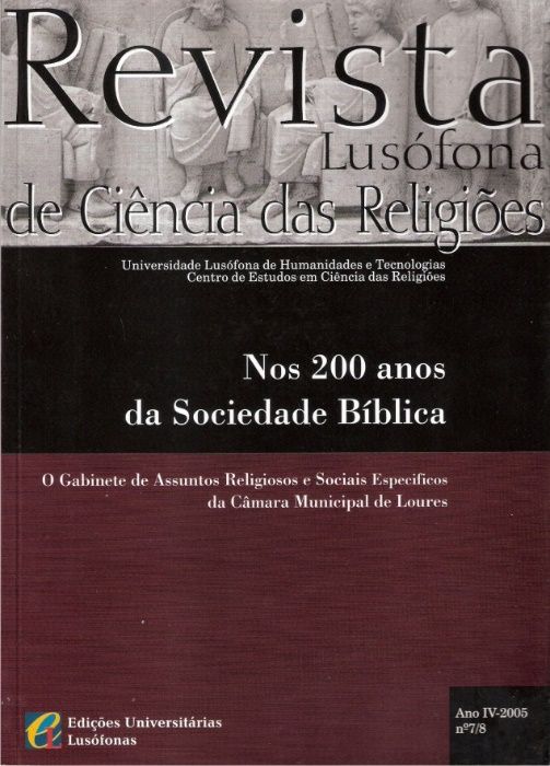 Revista Lusófona de Ciência das Religiões