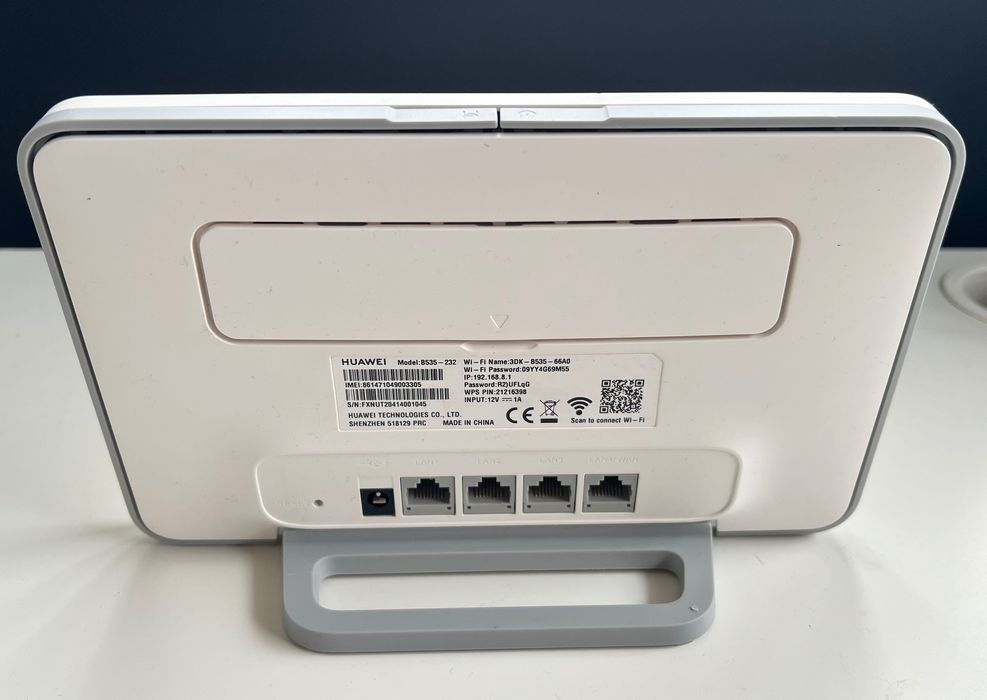 Router Huawei B535-232 na kartę SIM 4G LTE + zasilacz