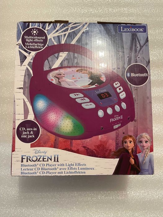 Frozen Kraina Lodu boombox Bluetooth/CD LED Lexibook RCD109FZ