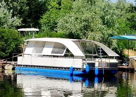 Оренда плавучої альтанки з мангалом l Аренда беседки для отдыха