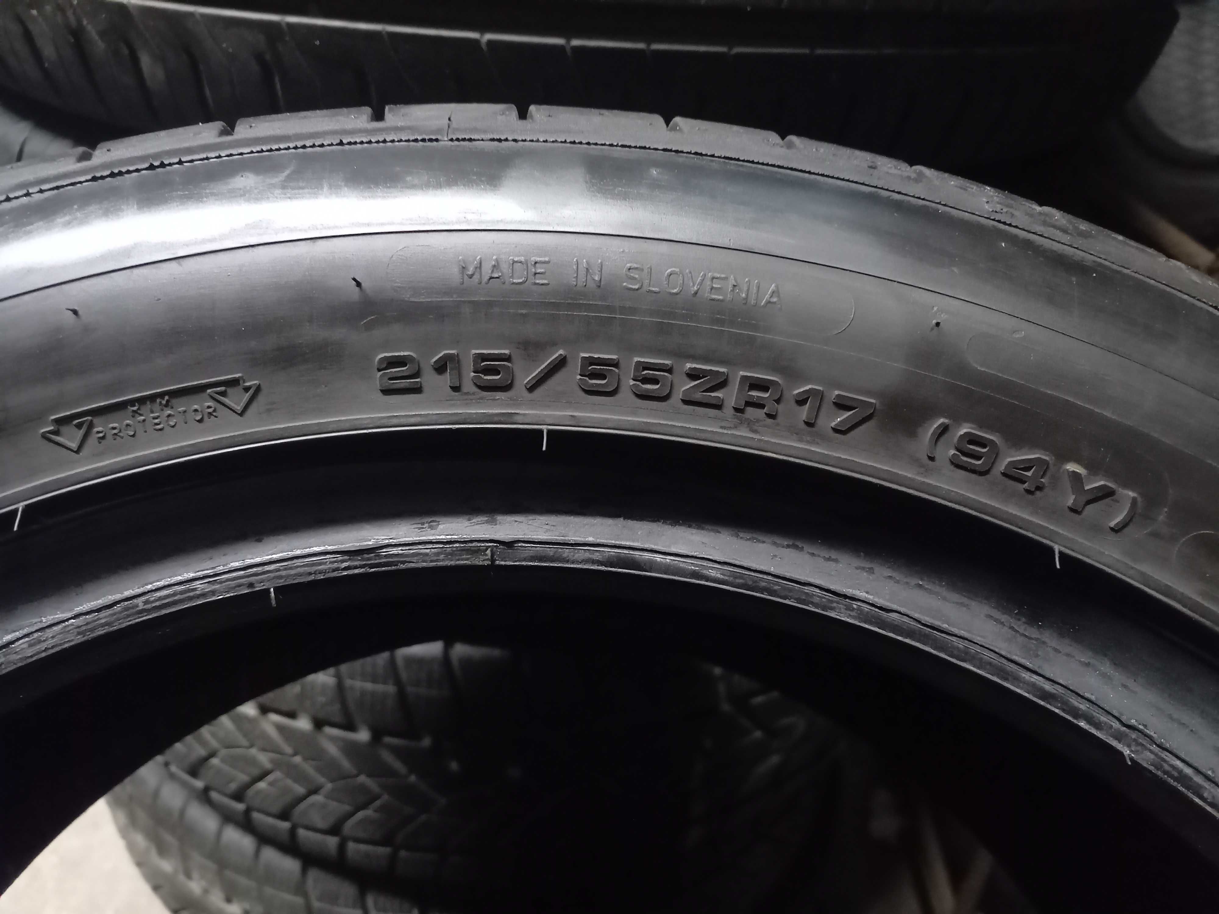 Okazja 2022 rok ! 215/55R17 Dunlop lato bardzo dobry stan