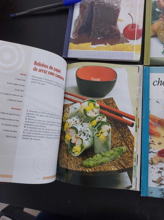 Pack de 4 livros dos melhores chefes portugueses