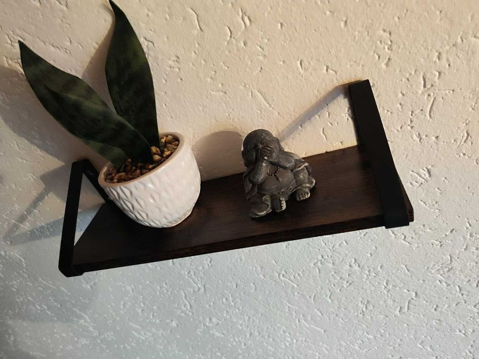 Kwietnik dekoracja ścienna loft 3 sztuki rustykalne zestaw