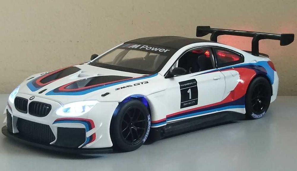 Распродажа BMW M6 GT3 модель 1:24 Автопром. Металл, звук свет
