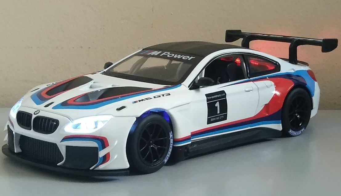 BMW M6 GT3 модель 1:24 Автопром. Металл, звук свет