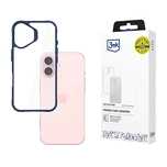Etui 3mk Satin Armor Case+ Blue na Apple iPhone 16 - przezroczyste