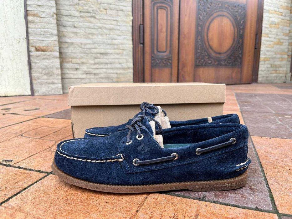 Топсайдери (мокасини) Sperry Top-Sider A/O 2 Eye Suede Navy 44 розмір