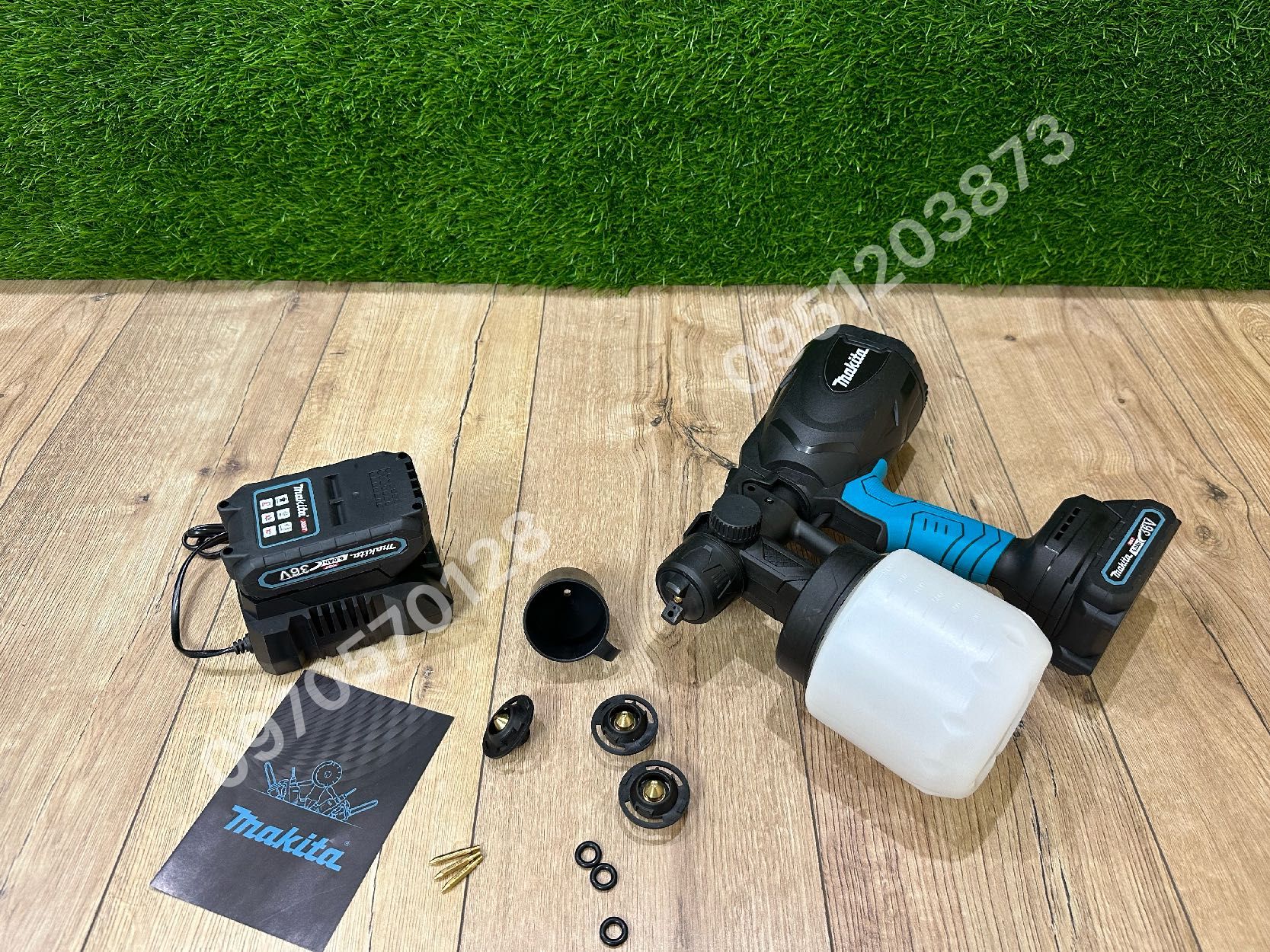 Аккумуляторный краскопульт Makita MTW800BL 36V 6Ah 3 режима распыления