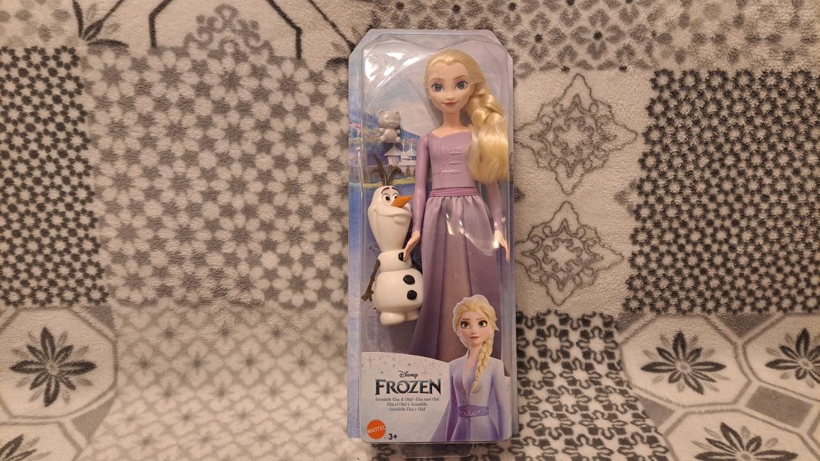 Nowa Ruchoma Lalka Disney frozen 3 + Eliza z Olafem